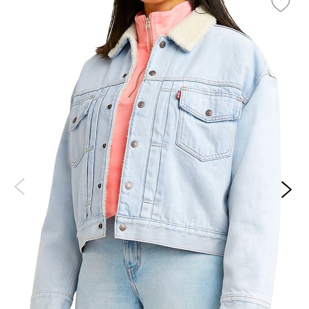 Levi’s Premium New Heritage Faux-Shearling Trucker Jacket